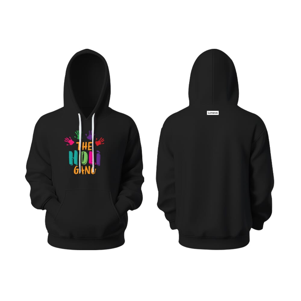 Greys&Blues Dhamaal Goodie Hoodie Plain - Black